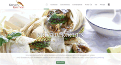 Desktop Screenshot of kreativkochen.de