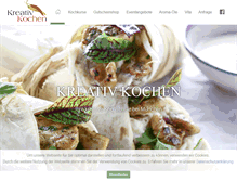 Tablet Screenshot of kreativkochen.de